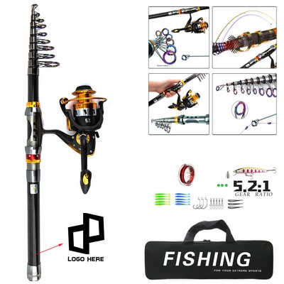 118.11 Inch Carbon Luya Pole Luxury Set