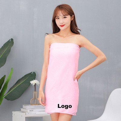 Microfiber Women Wearable Bath Towel