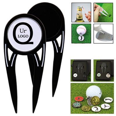 Golf Green Repair Fork Gift Set
