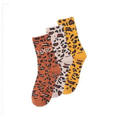 Fashion Cotton Mid Tube Socks