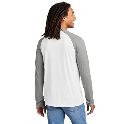 AllMade Unisex Tri-Blend Long Sleeve Colorblock Raglan