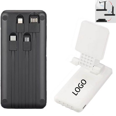 3" 1 10000Mah Power Bank Tablet/Cell Phone Stand And Charging Station