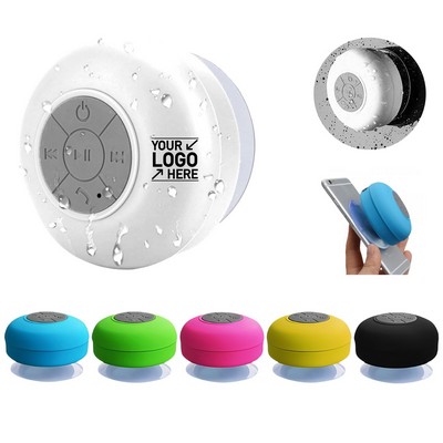Shower Bluetooth Speaker With Suction Cup