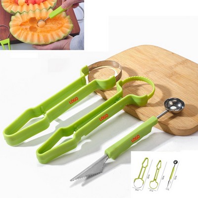 3 In 1 Melon Fruit Carving Tools Knife