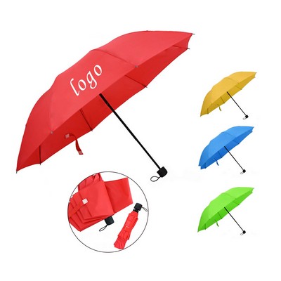 8-Bone Automatic Folding Umbrella.