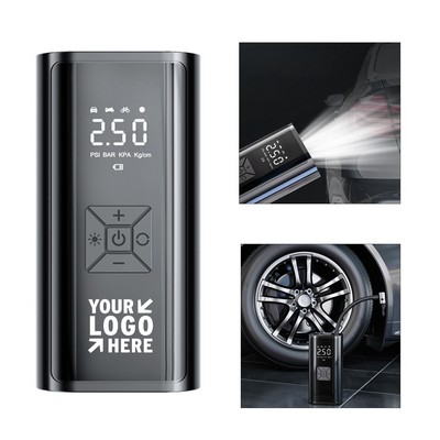 Portable Tire Inflator with Power Bank
