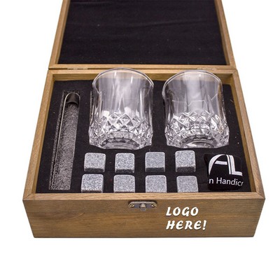 Whiskey Stone & Glass Set