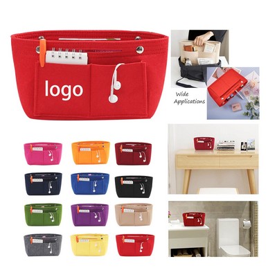 Felt Makeup Organizer Inner Storage Bag