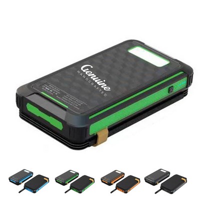 10000mAh Wireless Charging Solar Power Bank