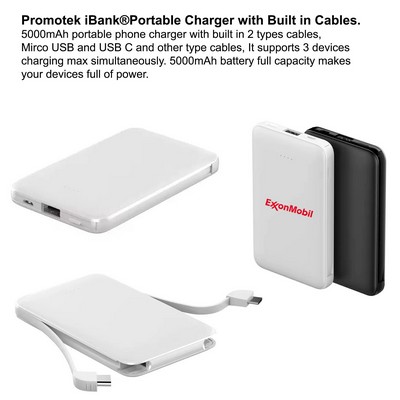Promotek iBank® Power Charger works with smart phones and tables