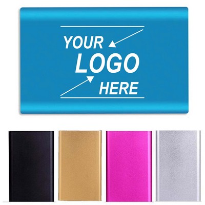 5000mAh Ultra Slim Aluminum Power Bank.