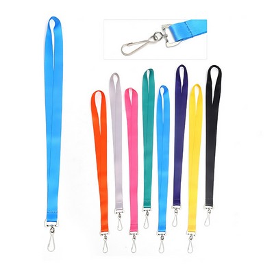 Polyester Lanyards with Metal Hook.