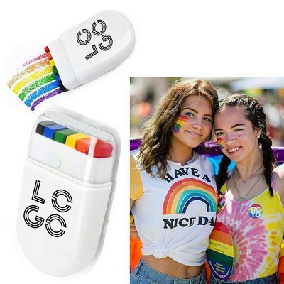 Party Face Paint Rainbow Crayons