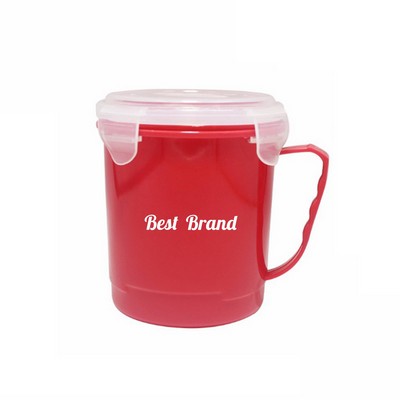 Microwave Plastic Soup Cup Bowl