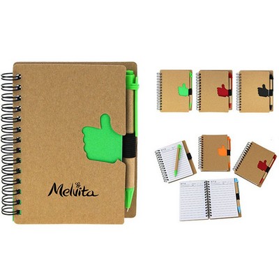 Thumb Notebook with Ballpoint Pen