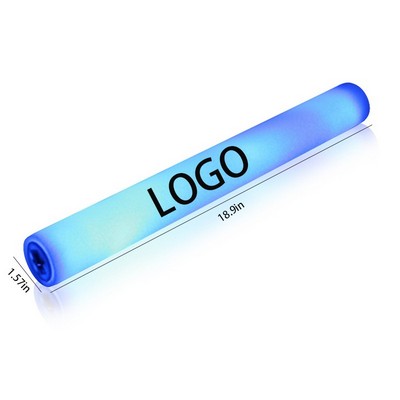 Custom LED Foam Sticks In The Dark Multicolor Batons Light Up Party Favors w/3 Flashing Modes