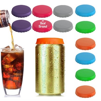 Silicone Can Lids Reusable Sealing Covers For Beverage Cans