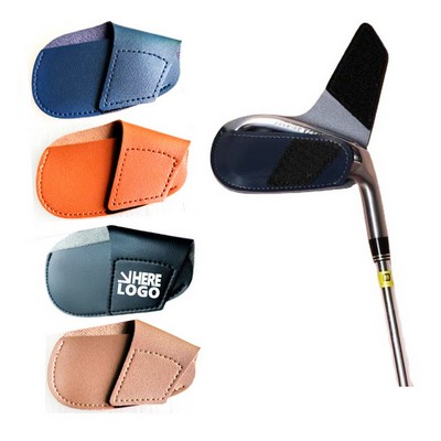 Golf Putter Head Protection Leather Cover