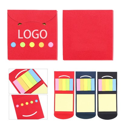 Smiley Faced Colorful Sticky Notes