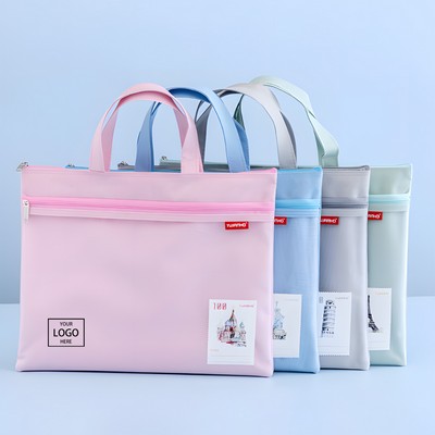 A4 Zipper Handbag