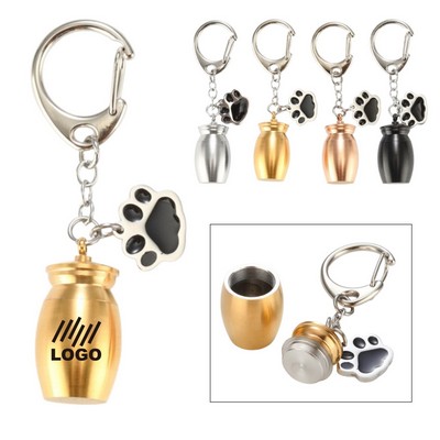 Pet Cremation Urns Keychain