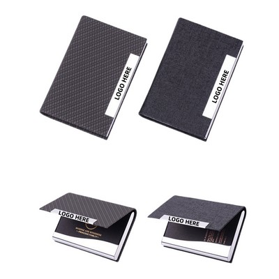 Large Capacity Magnetic Business Card Case
