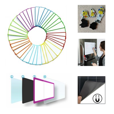 Custom Shape Magnetic Dry Erase Label