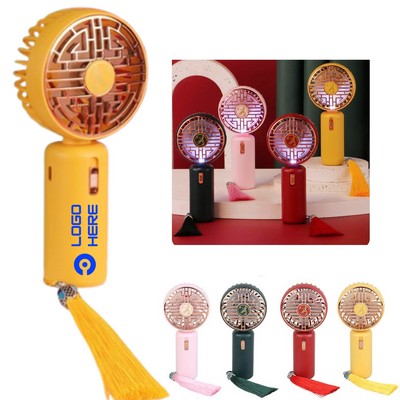 Portable Handheld Night Light Fan