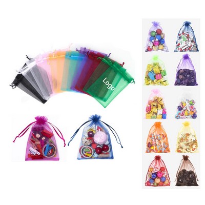 Drawstring Mesh Organza Bag (4"x6")
