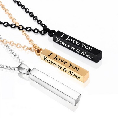 Unisex Stainless Steel Necklace Pendant