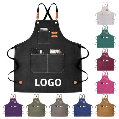 Heavyweight Canvas Cross-Back Apron