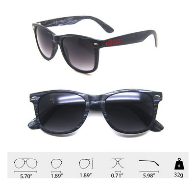 Stylish Woodgrain Polarized UV400 Sunglasses