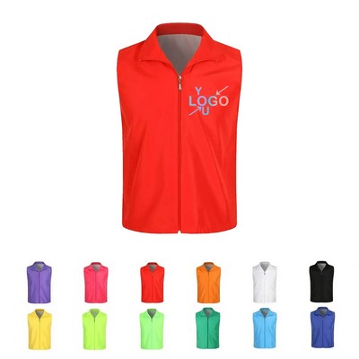 Unisex Volunteer Vest with Pockets