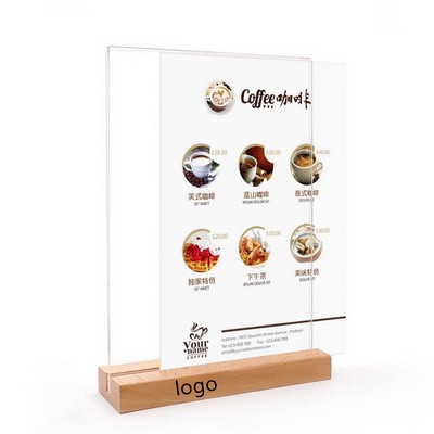 QR Code Menu Table Display