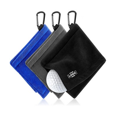 Golf Ball Towel with Clip