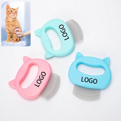 ABS Pet Massage Grooming Comb Shell Soft Dematting Brush Tool for Dog Cat Puppy Rabbit Bunny Hair