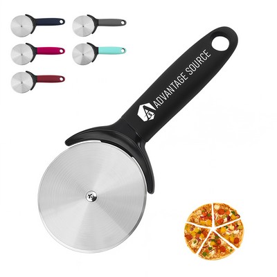 Stainless Steel Pizza Cutter with Protective Cover
