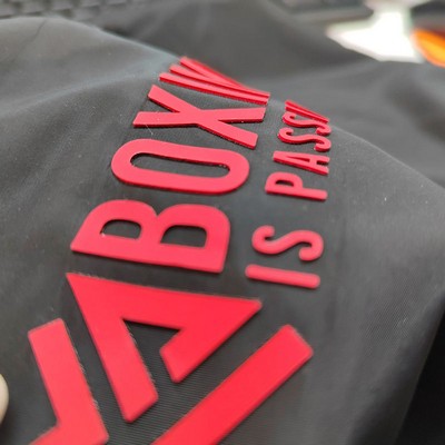 5" Silicone Sticker Label 2mm Thick Heat Transfer with Adhesive Backing