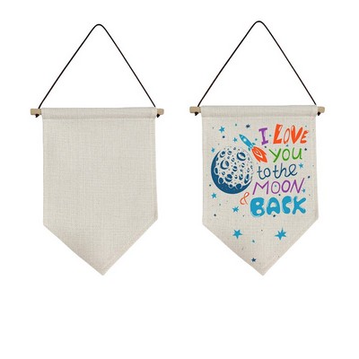 Custom Hanging Canvas Pennant Banner