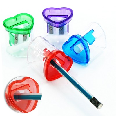 Heart-Shaped Dual Pencil Sharpener