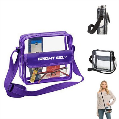 Clear PVC Zipper Tote