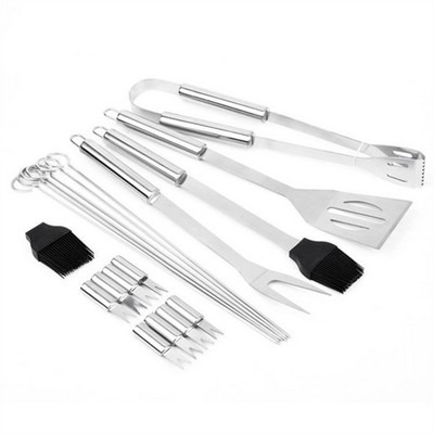 Stainless Steel BBQ Set With Storage Bag