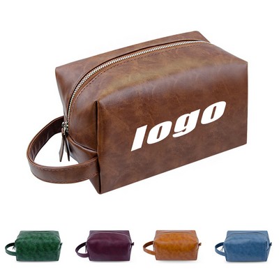 PU Leather Travel Toiletry Bag