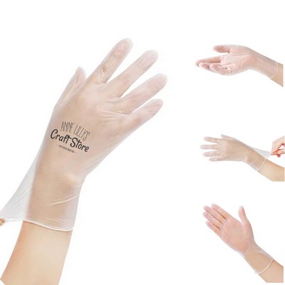 Clear Vinyl Food Preparation Gloves