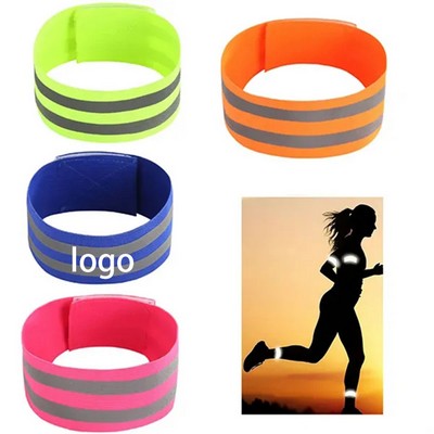 Polyester Reflective Hip and Leg Bands for Nighttime Outdoor Sports