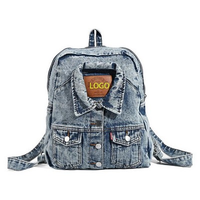 Denim Jacket Backpack