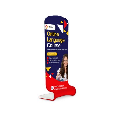 Fabric Display Stand Snake B Package, Double Sided 38.2" x 117.33"