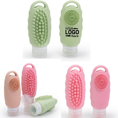 Shampoo Brush - Equipped Dispenser Bottle