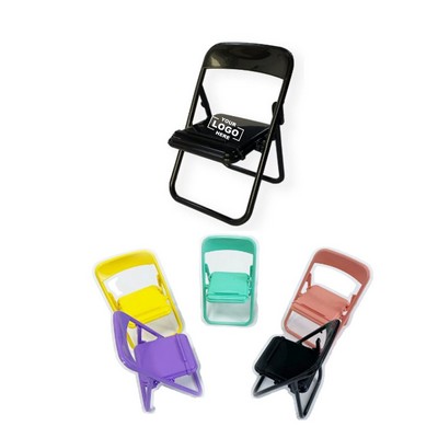 Foldable Mini Chair Cell Phone Stand
