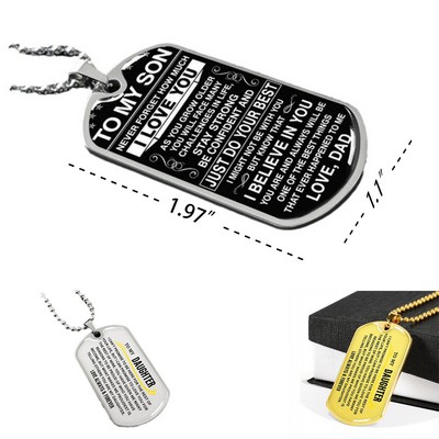 Engraved Necklace